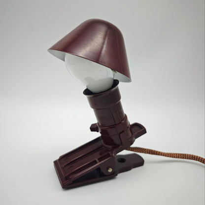 Tischlampe Pilz Klemmlampe Leuchte Bakelit Leseleuchte Mid Century 50er