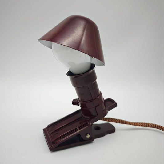 Tischlampe Pilz Klemmlampe Leuchte Bakelit Leseleuchte Mid Century 50er