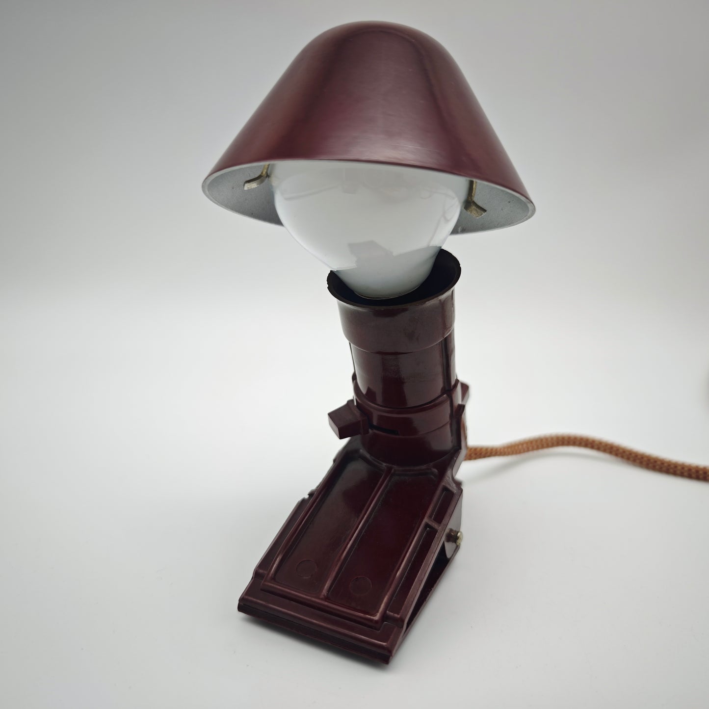 Tischlampe Pilz Klemmlampe Leuchte Bakelit Leseleuchte Mid Century 50er