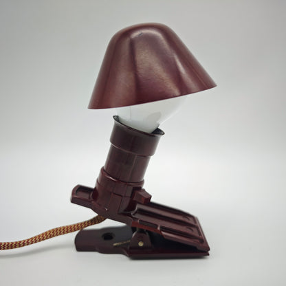 Tischlampe Pilz Klemmlampe Leuchte Bakelit Leseleuchte Mid Century 50er