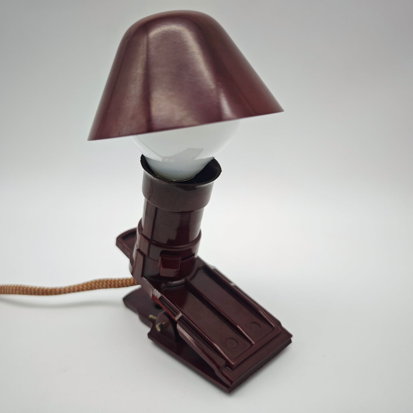 Tischlampe Pilz Klemmlampe Leuchte Bakelit Leseleuchte Mid Century 50er