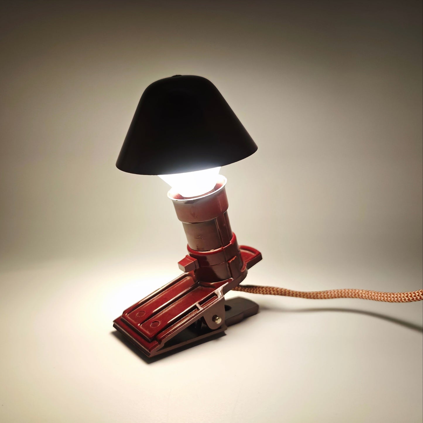 Tischlampe Pilz Klemmlampe Leuchte Bakelit Leseleuchte Mid Century 50er