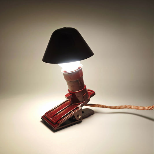 Tischlampe Pilz Klemmlampe Leuchte Bakelit Leseleuchte Mid Century 50er