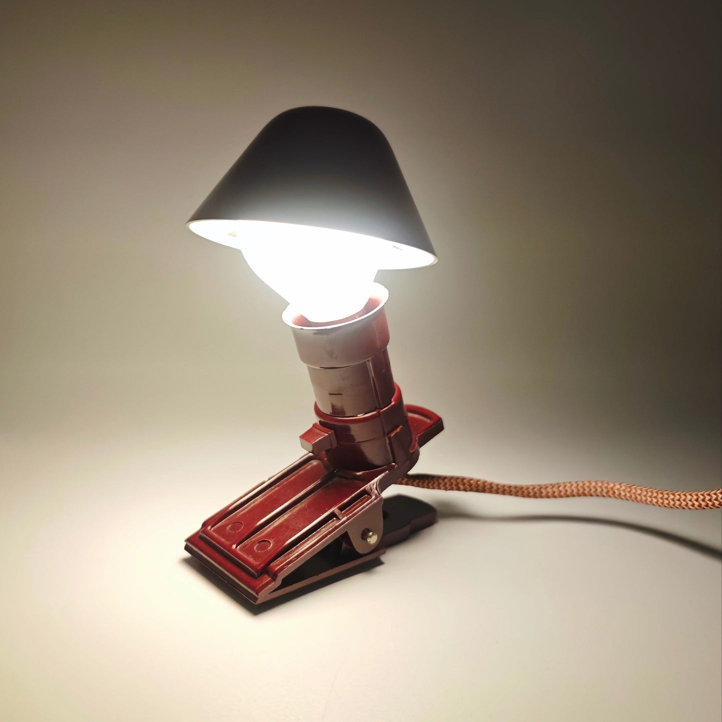 Tischlampe Pilz Klemmlampe Leuchte Bakelit Leseleuchte Mid Century 50er