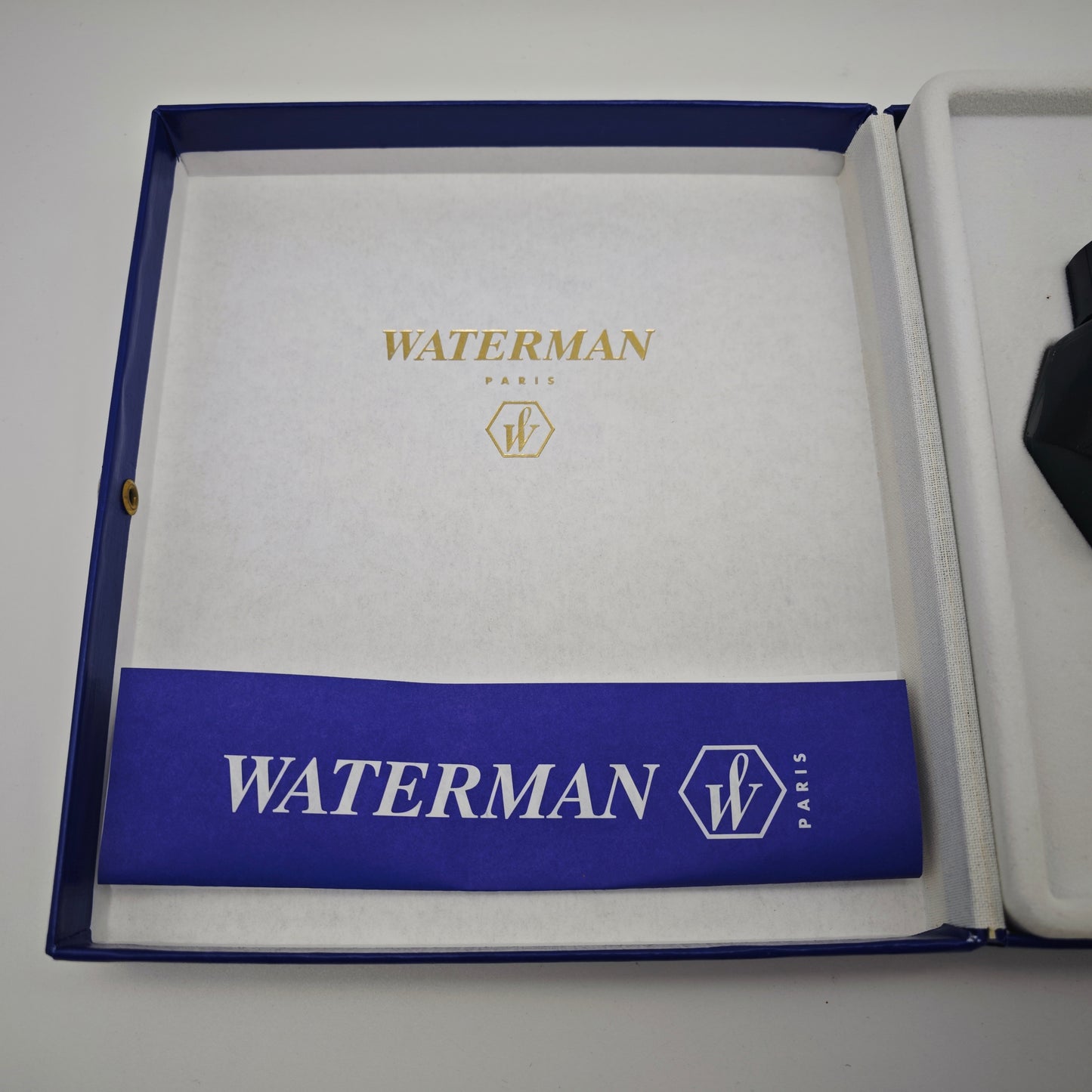 Waterman Phileas Füllfederhalter Set mit Tinte & Geschenkbox Füller – Schwarz/Gold – Paris