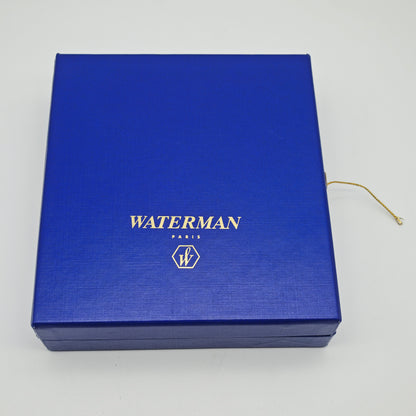 Waterman Phileas Füllfederhalter Set mit Tinte & Geschenkbox Füller – Schwarz/Gold – Paris