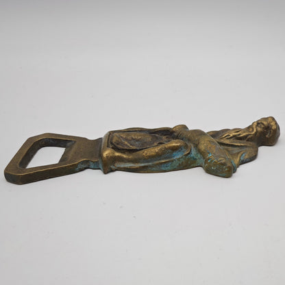 Flaschenöffner griechische Figur Gelehrter Amphore Sammlerstück Bar Vintage Barzubehör Mythologie antik