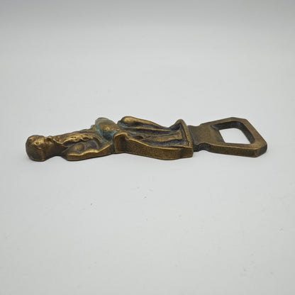 Flaschenöffner griechische Figur Gelehrter Amphore Sammlerstück Bar Vintage Barzubehör Mythologie antik