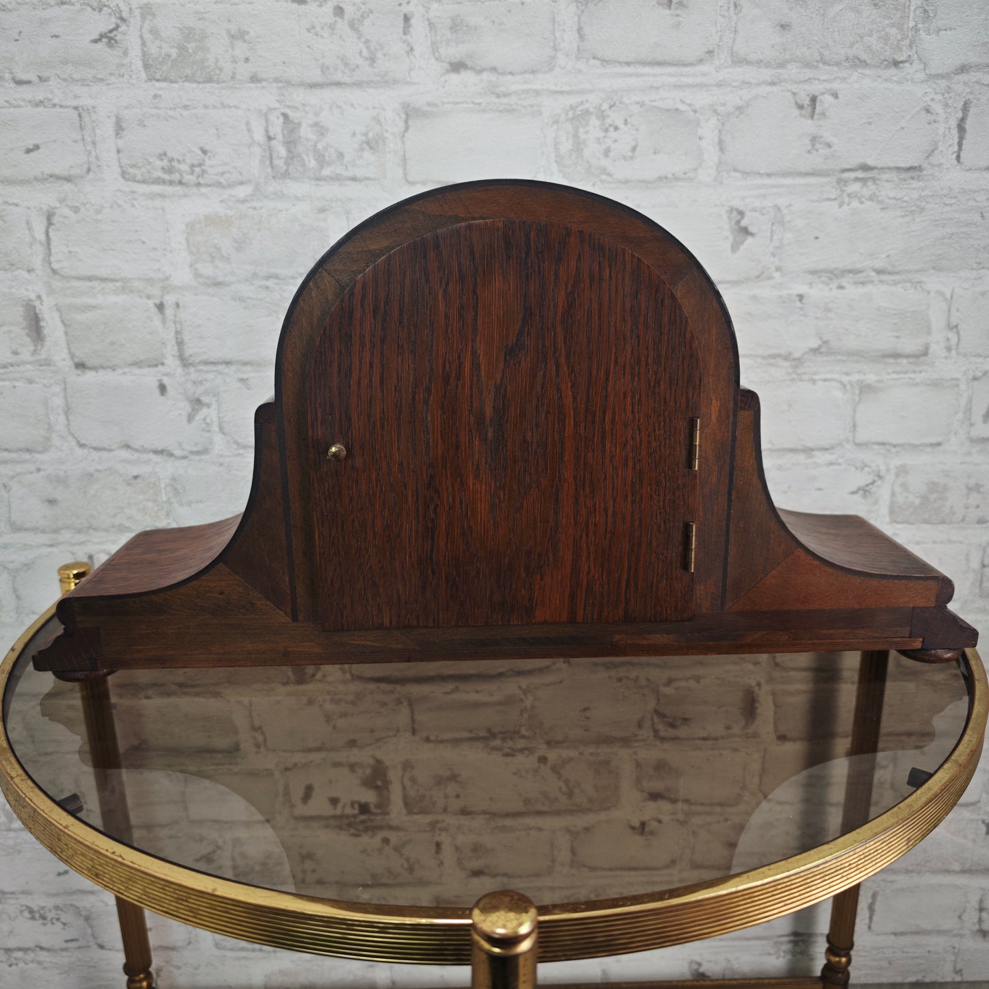 Junghans Kaminuhr Buffetuhr Württemberg B42 Pendeluhr mechanisch Holzgehäuse 53 cm