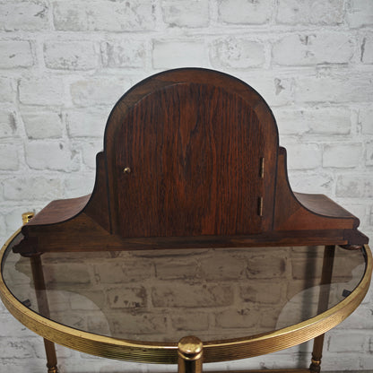 Junghans Kaminuhr Buffetuhr Württemberg B42 Pendeluhr mechanisch Holzgehäuse 53 cm