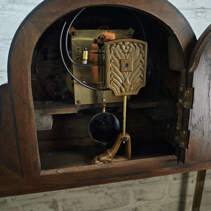 Junghans Kaminuhr Buffetuhr Württemberg B42 Pendeluhr mechanisch Holzgehäuse 53 cm